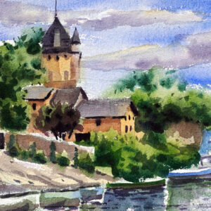 watercolor-Castle