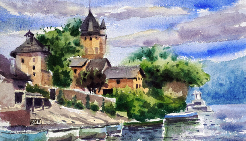 watercolor-Castle