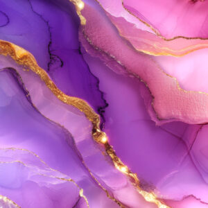 Luxury Golden Fluid Art Pink