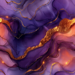 Luxury Golden Fluid Art